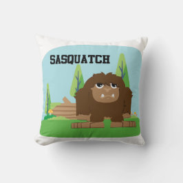 Niedlicher Cartoon Sasquatch Kissen