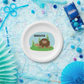 Niedlicher Cartoon Sasquatch Pappteller (Party)