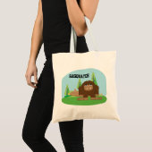 Niedlicher Cartoon Sasquatch Tragetasche (Vorderseite (Produkt))
