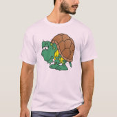 niedlicher Cartoon-Schildkröte T-Shirt (Vorderseite)