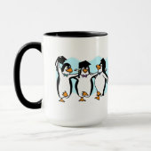 Niedlicher Cartoon Schließen Pinguine Tasse (Links)