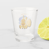 Niedlicher Cartoon Schnapsglas (Rückseite)