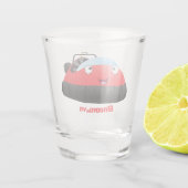 Niedlicher Cartoon Schnapsglas (Rückseite)