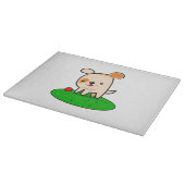 Niedlicher Cartoon Schneidebrett (Ecke)