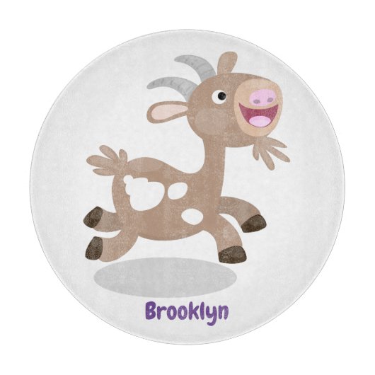 Niedlicher Cartoon Schneidebrett (Vorderseite)