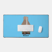 Niedlicher Cartoon Schreibtischunterlage (Tastatur & Maus)