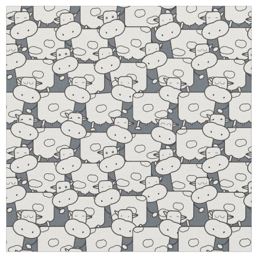 Niedlicher Cartoon schüchtert Gewebe ein Stoff (Nahaufnahme)