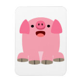Niedlicher Cartoon Schwein Flexible Magnet (Vertikal)