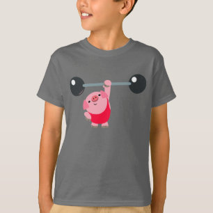 Niedlicher Cartoon Schweine T - Shirt