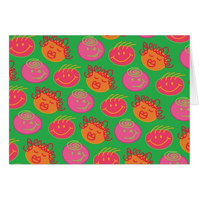 Niedlicher Cartoon Scribbles Spaß Alberne Bubblegu (Vorderseite (Horizontal))