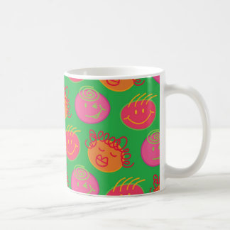 Niedlicher Cartoon Scribbles Spaß Alberne Bubblegu Kaffeetasse