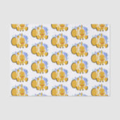 Niedlicher Cartoon Seidenpapier (Vorderseite)