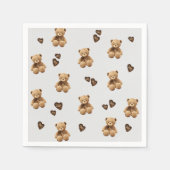 niedlicher Cartoon Serviette (Vorderseite)