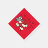 Niedlicher Cartoon Serviette (Ecke)