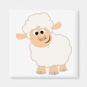 Niedlicher Cartoon Sheep Magnet