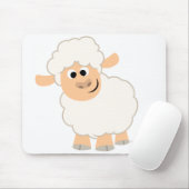 Niedlicher Cartoon Sheep Mousepad (Mit Mouse)