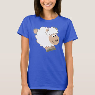 Niedlicher Cartoon Sheep Women T - Shirt