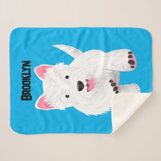 Niedlicher Cartoon Sherpadecke (Vorderseite (Horizontal))