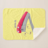 Niedlicher Cartoon Sherpadecke (Vorderseite (Horizontal))