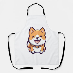 Niedlicher Cartoon Shiba Inu Schürze