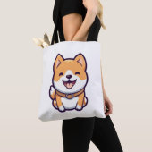 Niedlicher Cartoon Shiba Inu Tasche (Von Nahem)