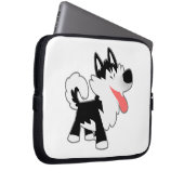 Niedlicher Cartoon Siberischer Husky-Laptop-Case Laptopschutzhülle (Vorne Rechts)