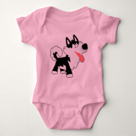 Niedlicher Cartoon Sibirischer Husky Baby Bekleidu Baby Strampler
