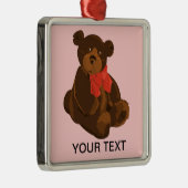 Niedlicher Cartoon Silbernes Ornament (Rechts)