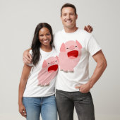 Niedlicher Cartoon-singenschwein-Kinder T - Shirt (Unisex)