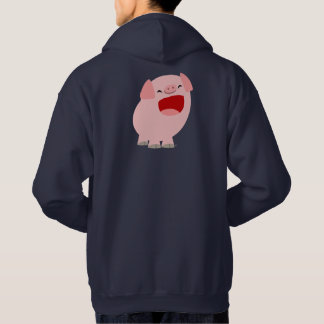 Niedlicher Cartoon Singing Pig Hoodie