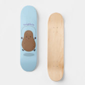 Niedlicher Cartoon Skateboard (Vorderseite)