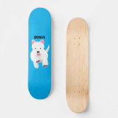 Niedlicher Cartoon Skateboard (Vorderseite)