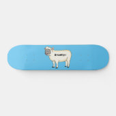Niedlicher Cartoon Skateboard (Horizontal)