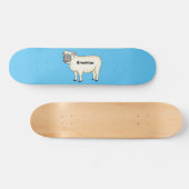 Niedlicher Cartoon Skateboard (Horizontal)