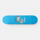 Niedlicher Cartoon Skateboard (Horizontal)