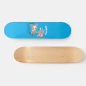 Niedlicher Cartoon Skateboard (Horizontal)