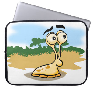 Niedlicher Cartoon Slug Laptop-Sieb Laptopschutzhülle