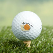 Niedlicher Cartoon Snail Personalisiert Golf Balls Golfball (Insitu T-Shirt)