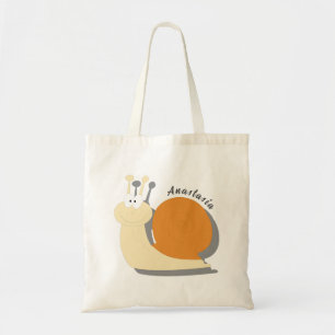 Niedlicher Cartoon Snail Personalisiert Tote Bag - Tragetasche
