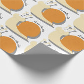 Niedlicher Cartoon Snail Personalisiert Wrapping P Geschenkpapier (Ecke)