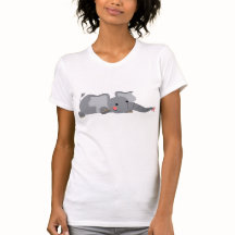 Niedlicher Cartoon-Sneaky Elefant-Frauen-T - Shirt