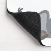 Niedlicher Cartoon Sneaky Elephant Mousepad (Ecke)