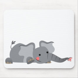 Niedlicher Cartoon Sneaky Elephant Mousepad