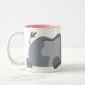 Niedlicher Cartoon Sneaky Elephant Tasse (Links)