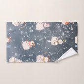 Niedlicher Cartoon Snowman Badhandtuch Set (Handtuch)