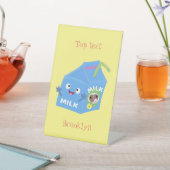 Niedlicher Cartoon Sockelschild (In SItu)