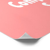 Niedlicher Cartoon - Soy Bean Komplimente Tofu Poster (Ecke)