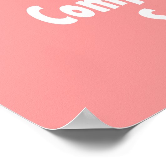 Niedlicher Cartoon - Soy Bean Komplimente Tofu Poster (Ecke)