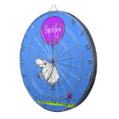 Niedlicher Cartoon Spaß Dartscheibe (Vorderseite rechts)