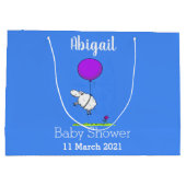 Niedlicher Cartoon Spaß Große Geschenktüte (Rückseite)